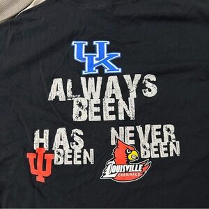 Vintage Kentucky Wildcats ‘Always Been’ Black Shirt Size XL Indiana Louisville